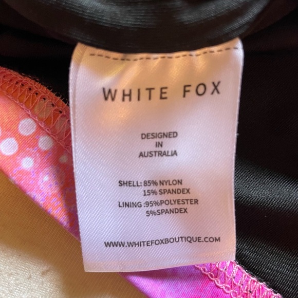NWT White Fox Strapless Mini Dress, Size Medium - Picture 7 of 8